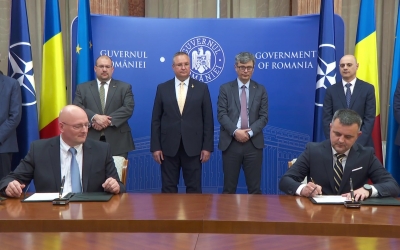 VIDEO S-a semnat contractul dintre Romgaz și ExxonMobil pentru extracția gazelor din Marea Neagră