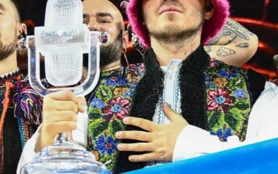 Kalush Orchestra, grupul ucrainean care a câştigat concursul Eurovision, vinde trofeul pentru a cumpăra drone