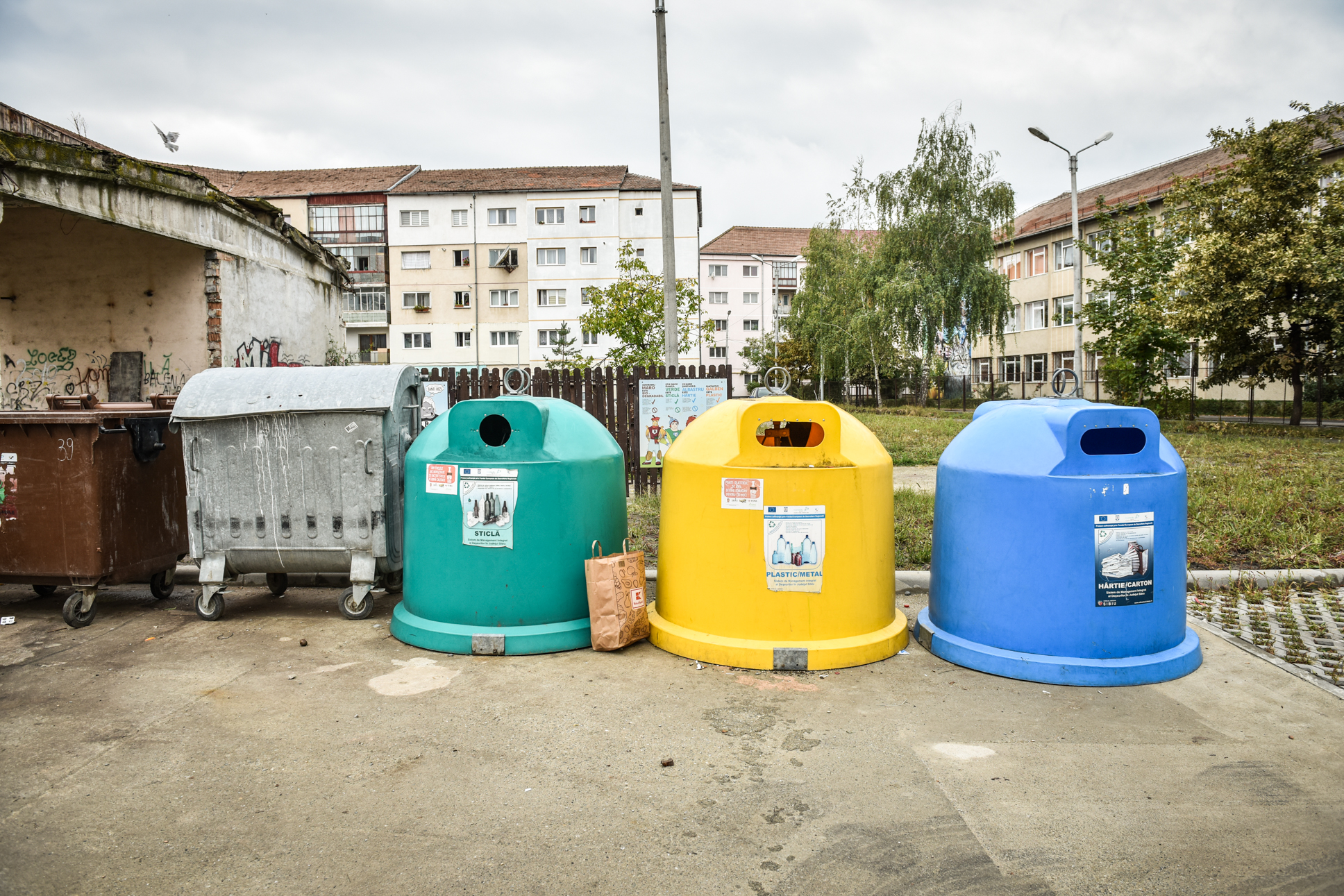 Cele cinci culori ale colectării selective. Ce deșeuri corespund fiecăreia