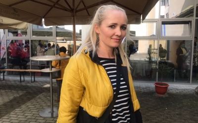 Oxana, refugiată din Ucraina și mamă a trei copii, vrea să se stabilească la Sibiu: „Posibilități sunt la tot pasul, locuri de muncă...”