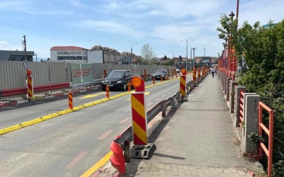 VIDEO S-a redeschis circulația pe șoseaua Alba Iulia. Atenție la modificările din trafic!