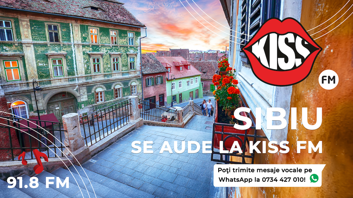 Kiss FM își conectează ascultătorii la nivel local. Sibienii, invitați să transmită mesaje vocale la radio