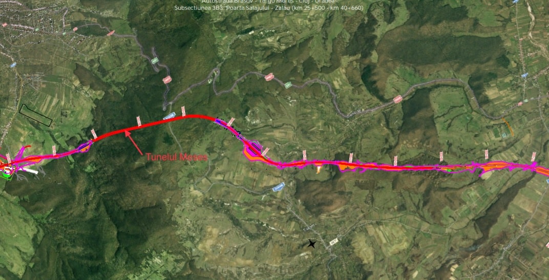 Demersuri pentru construcția celui mai lung tunel din România. CNAIR a transmis pentru validare un tronson din Autostrada Transilvania