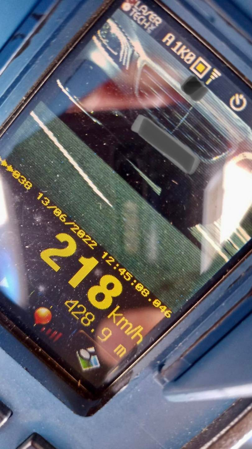 Sibian care conducea cu 218 km/h pe autostradă, prins între Deva și Nădlac