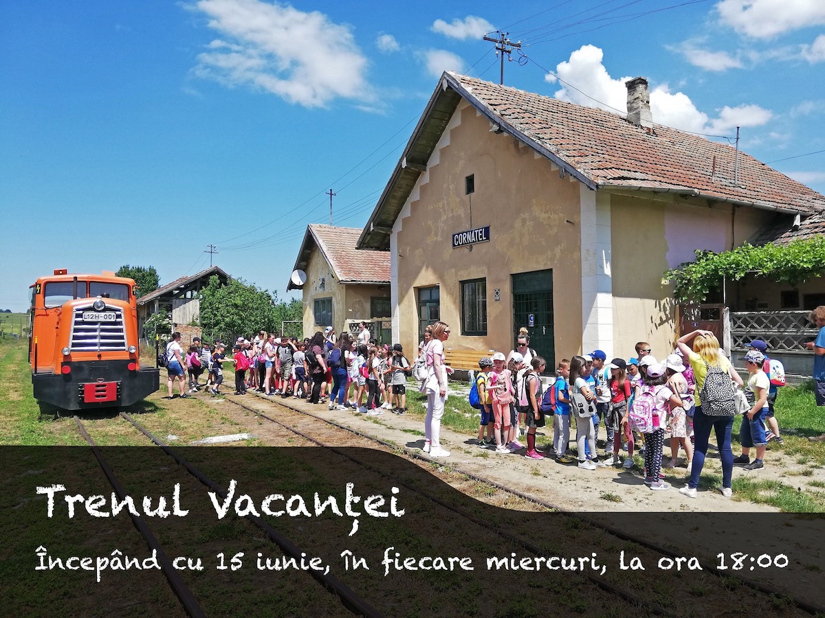 Mocănița de vacanță – curse pentru copii în fiecare miercuri, pe Valea Hârtibaciului