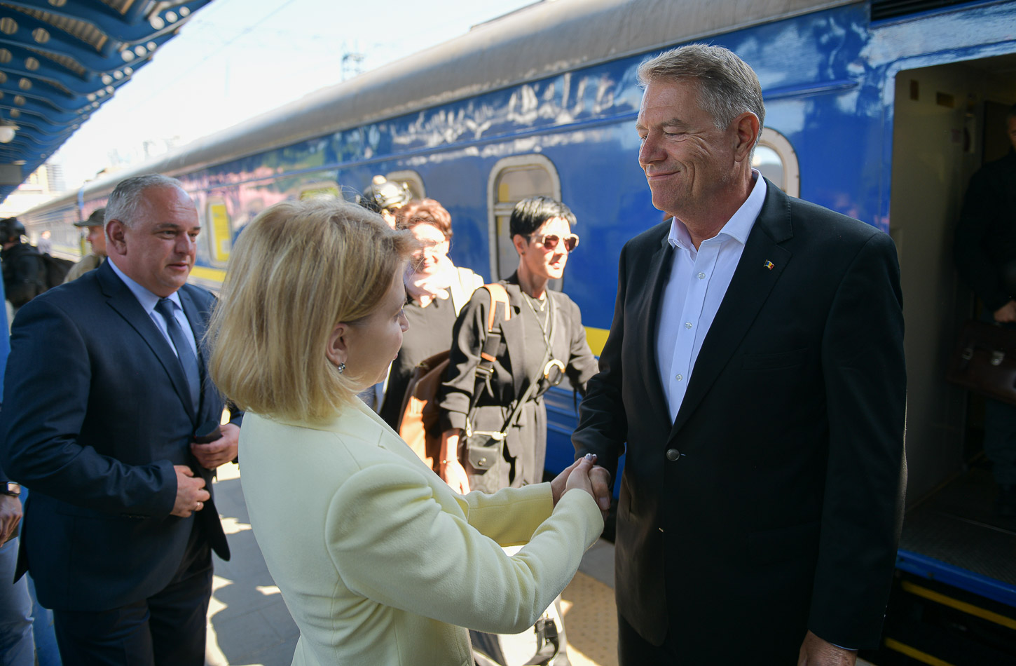 Iohannis a ajuns la Kiev