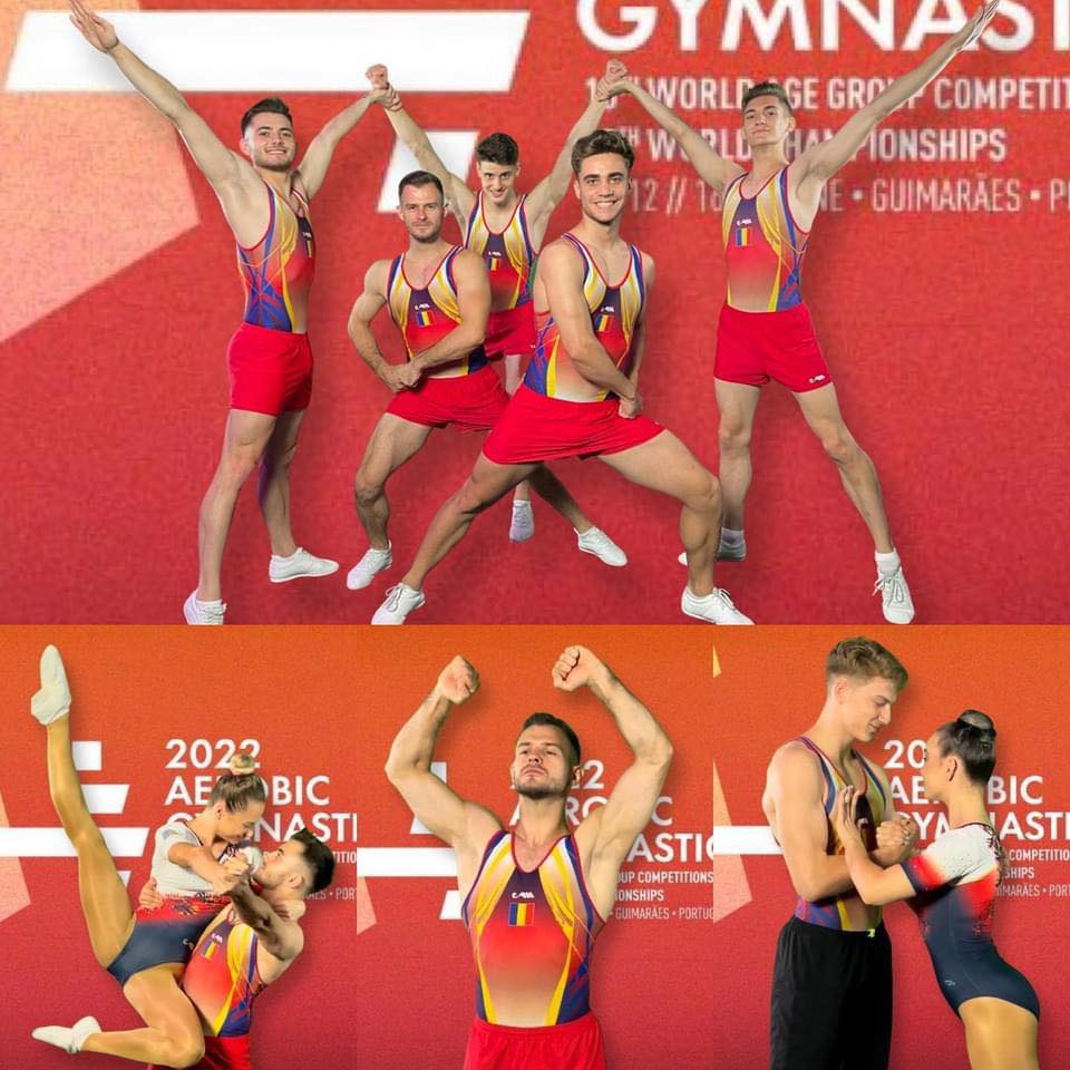 Gimnastică aerobică: România, clasată pe locul patru în proba de trio, la Mondialele de la Guimaraes
