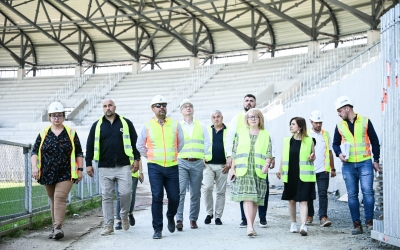 Stadionul Municipal din Sibiu a fost vizitat de reprezentanții FRF