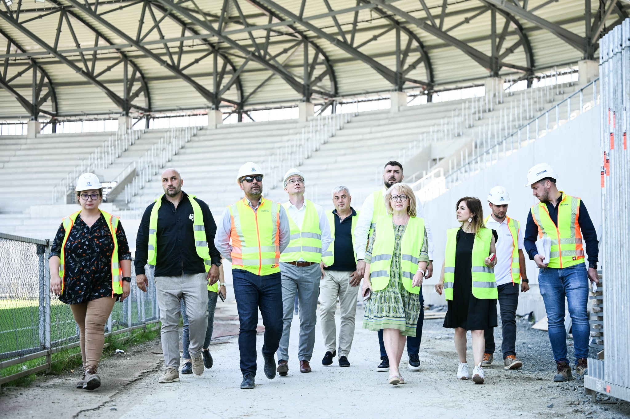 Stadionul Municipal din Sibiu a fost vizitat de reprezentanții FRF