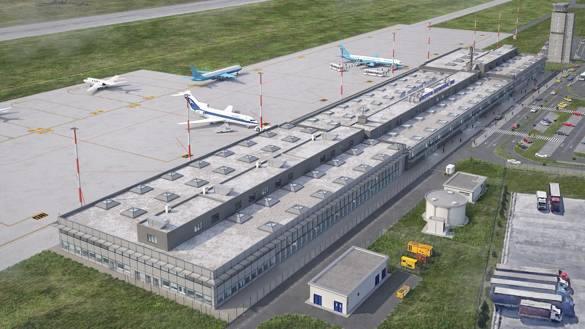 48,5 mil. de euro: Aeroportul Sibiu se extinde cu un mega-șantier, pe care călătorii îl vor simți o singură zi