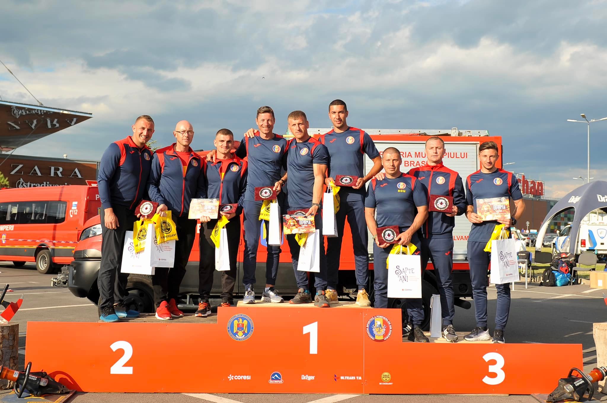 Pompierii sibieni, cei mai buni din România. „Dedicare, determinare, muncă și iar muncă”