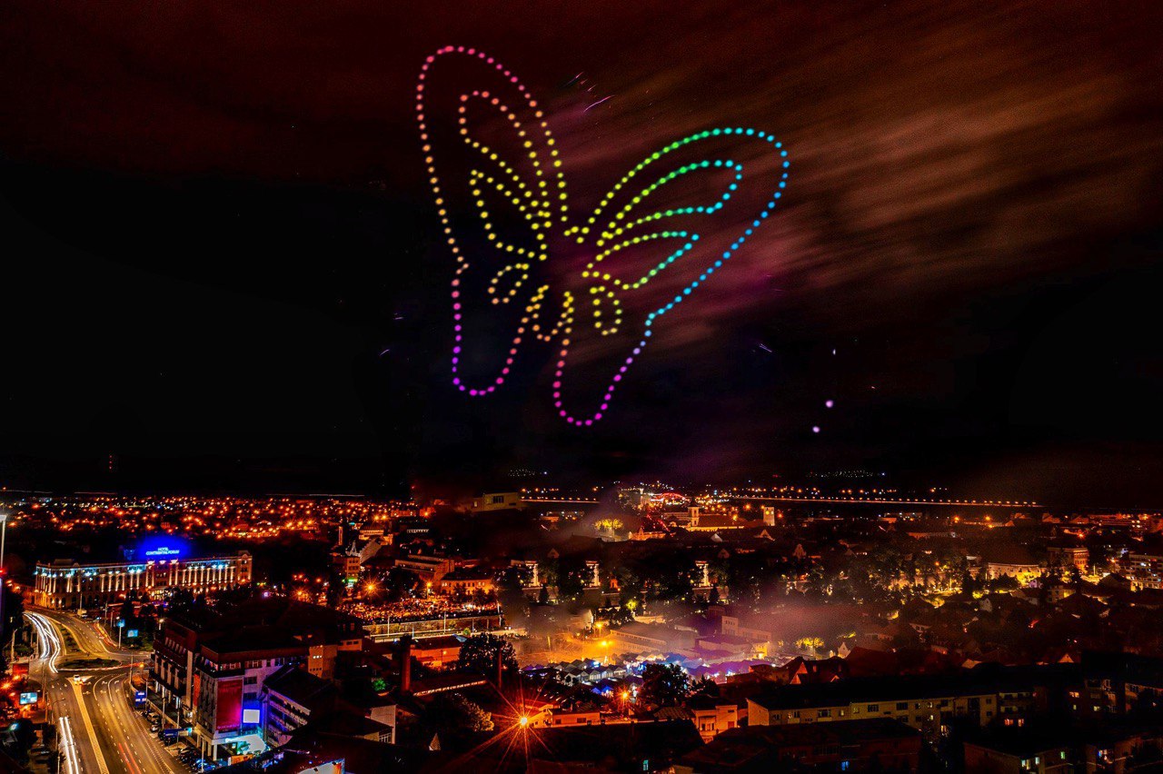 Chiriac despre spectacolul cu drone, față de cel cu artificii: costurile nu sunt cu mult mai mari și nu mai mor păsări, câini sau pisici