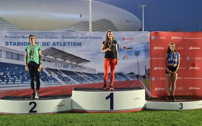 Sportivă din Sibiu, campioana internațională a României la atletism, la 800 de metri