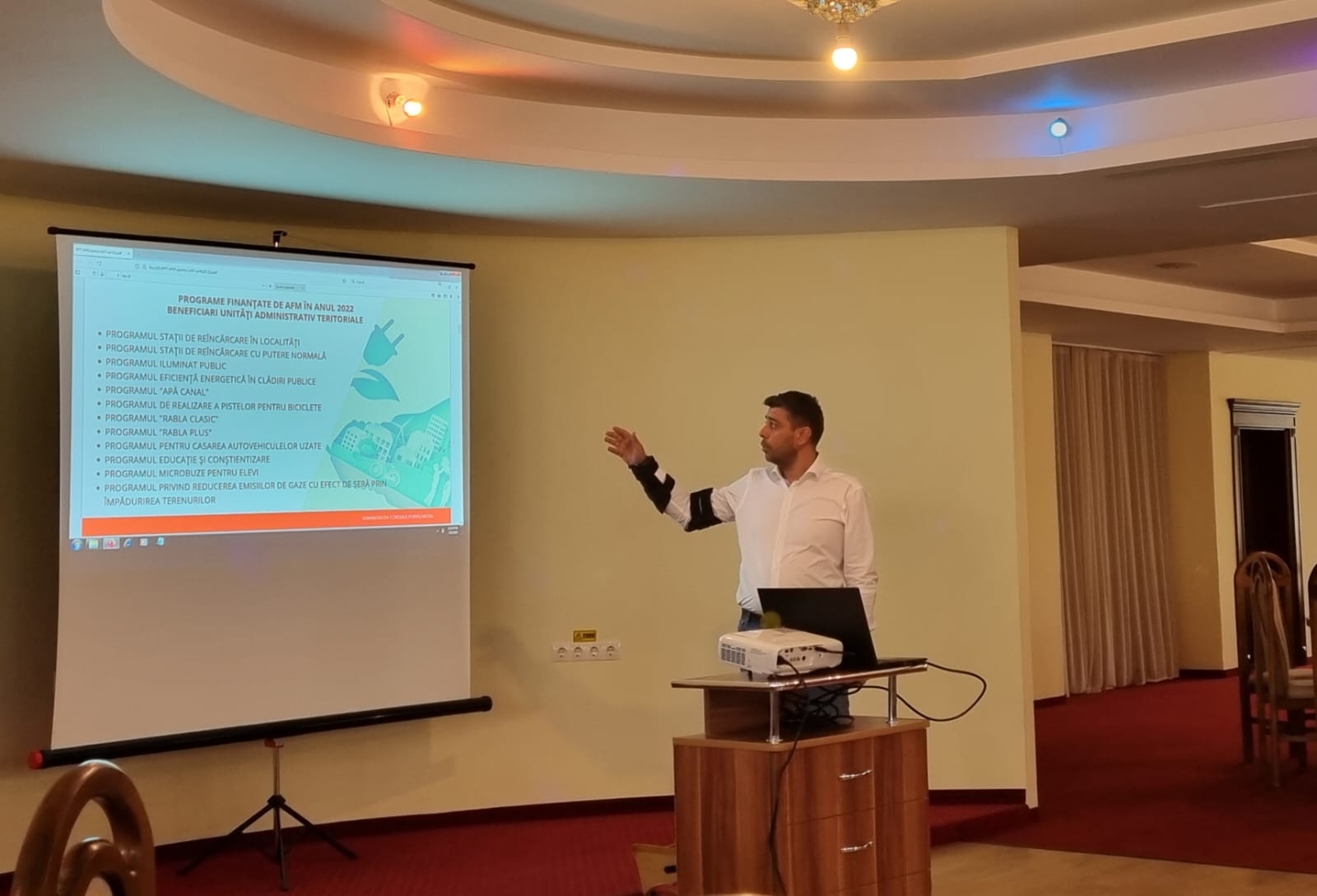Finanțare pentru proiectele din Sibiu. Președintele Administrației Fondului de Mediu, în vizită de lucru la Sibiu