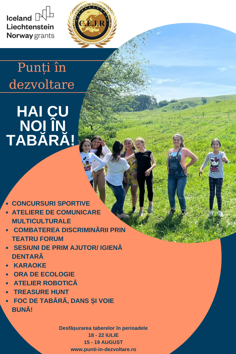 Tabere de vară gratuite pentru elevii romi din cinci școli din județul Sibiu
