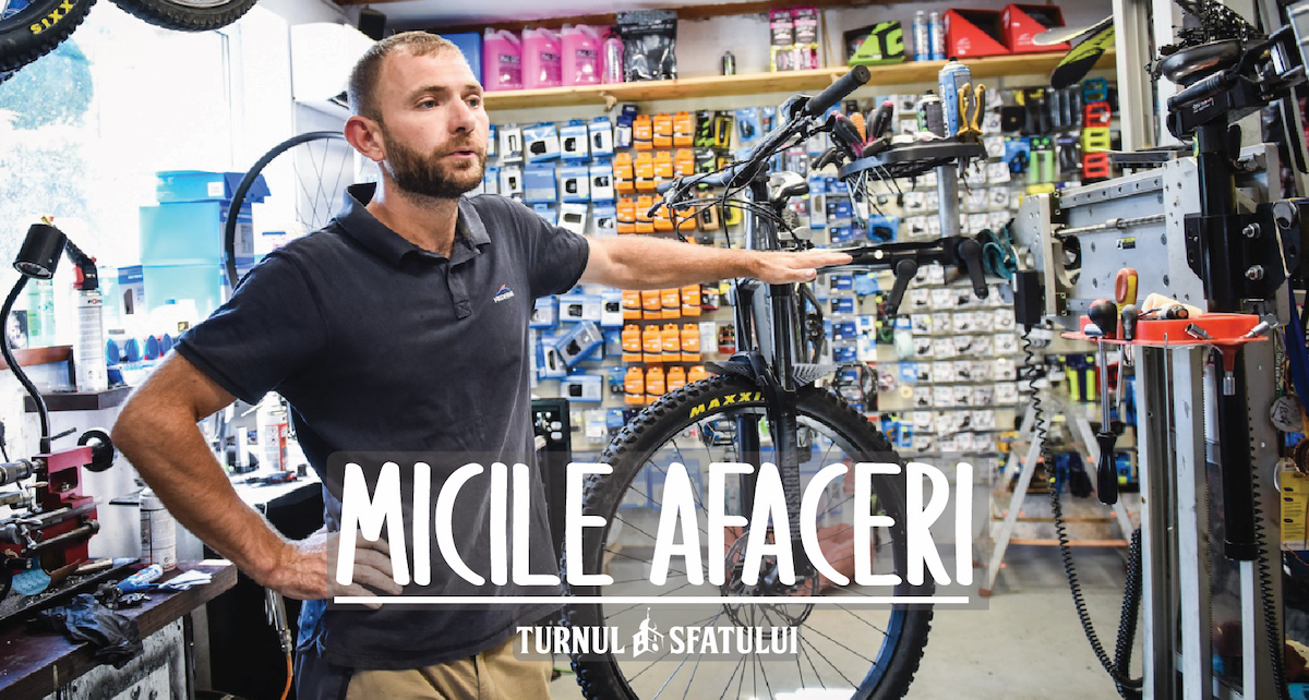Din pasiune pentru reparat biciclete, un sibian a transformat un grajd într-un atelier mecanic. „Am început cu 4.000 de euro”