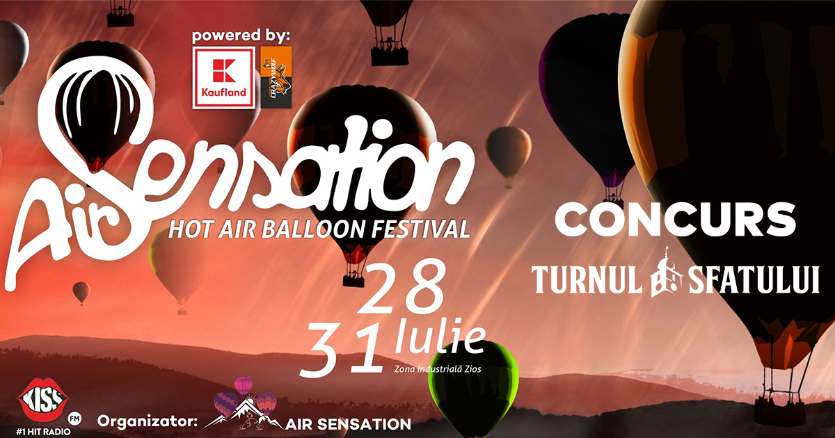 CONCURS: Turnul Sfatului și Air Sensation Festival te cheamă la zbor