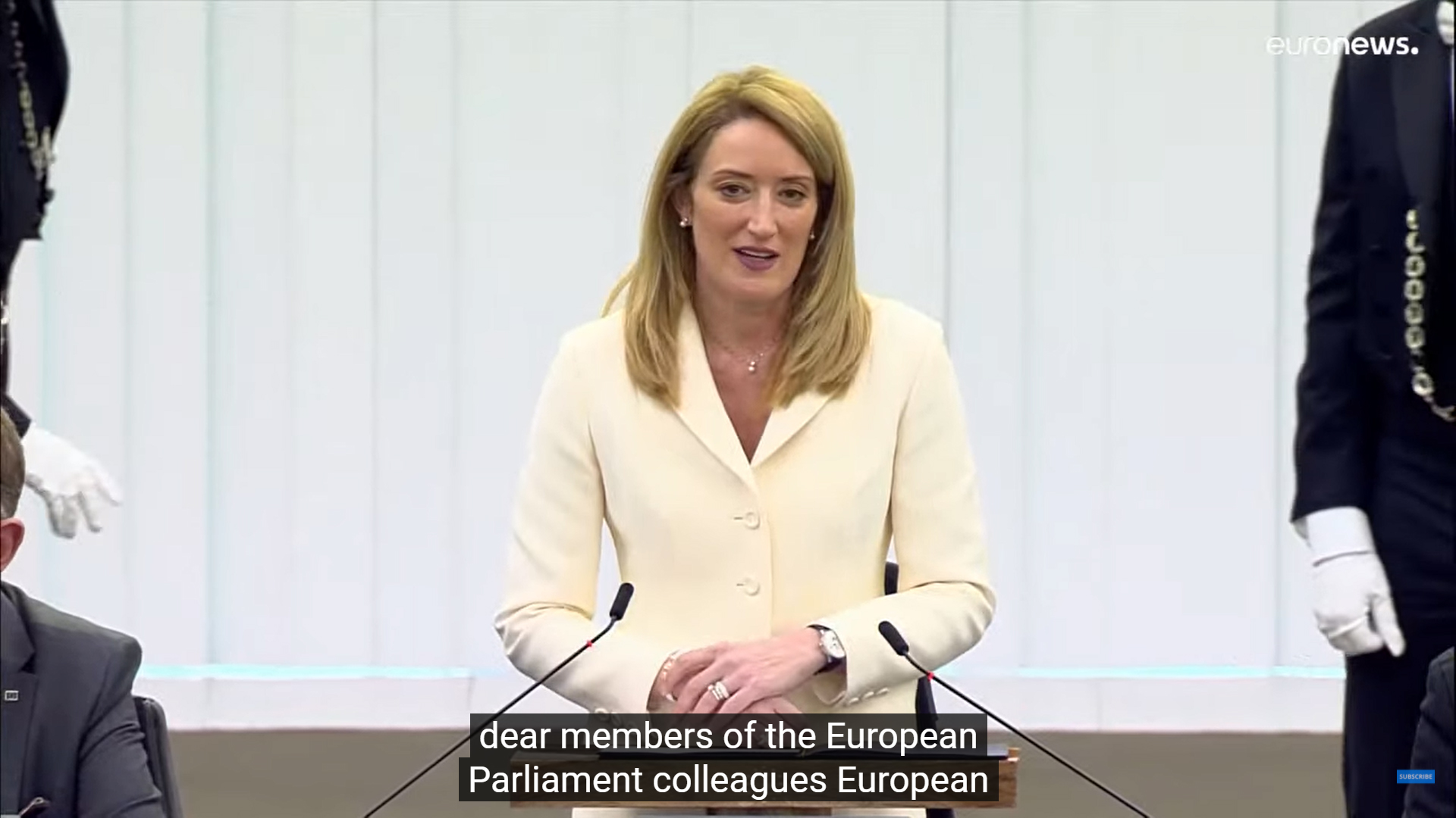 Preşedinta Parlamentului European promite să sprijine Ucraina la fiecare pas al drumului către UE