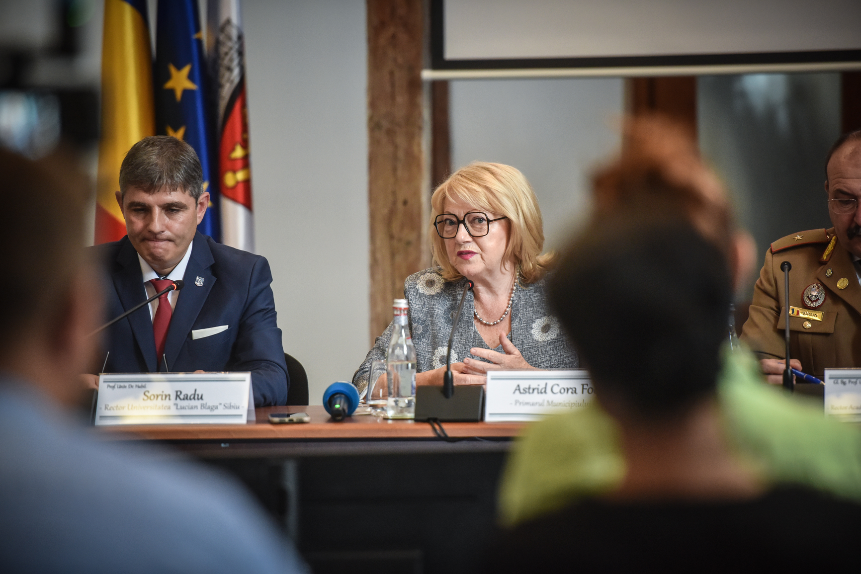 Astrid Fodor, primarul Sibiului, Sorin Radu ULBS