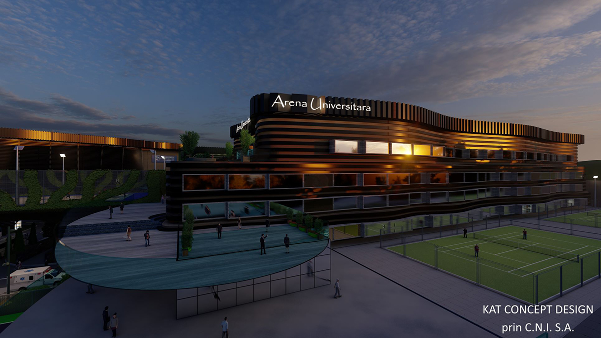 cum va arata noua sala de sport ULBS Sibiu