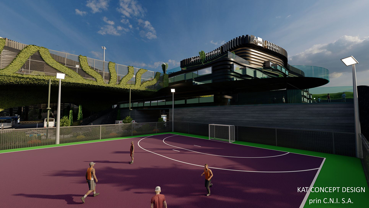 cum va arata noua sala de sport ULBS Sibiu