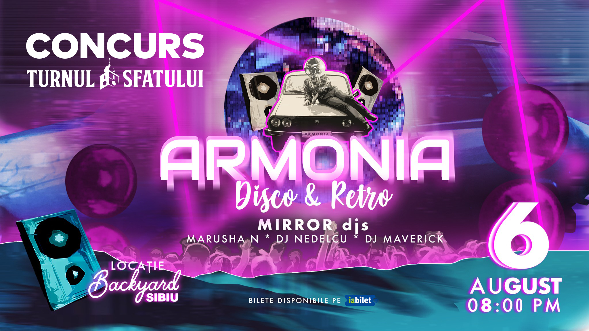 CONCURS: Hai cu gașca la Armonia Disco & Retro Party