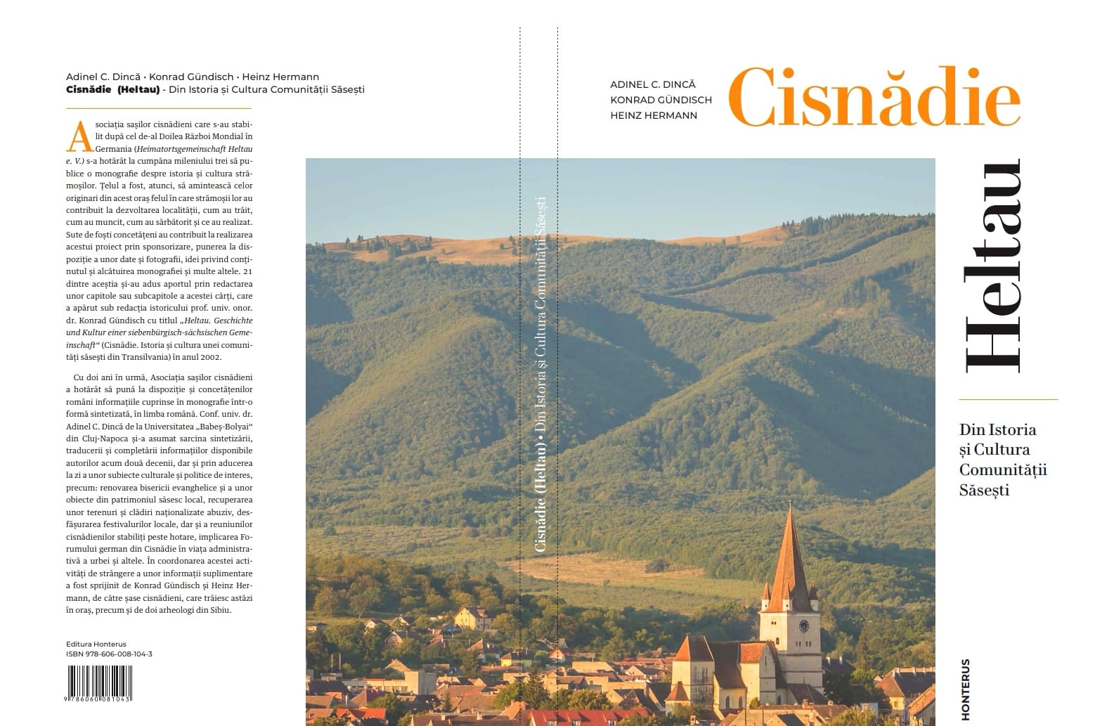 Cisnădienii, invitați la lansarea monografiei „Cisnădie. Din istoria și cultura comunității săsești”