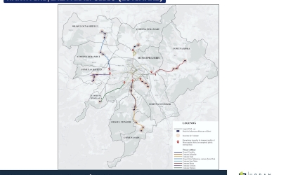 Prima hartă a transportului metropolitan Sibiu: ciorna de la care pornesc autoritățile nu include și satele