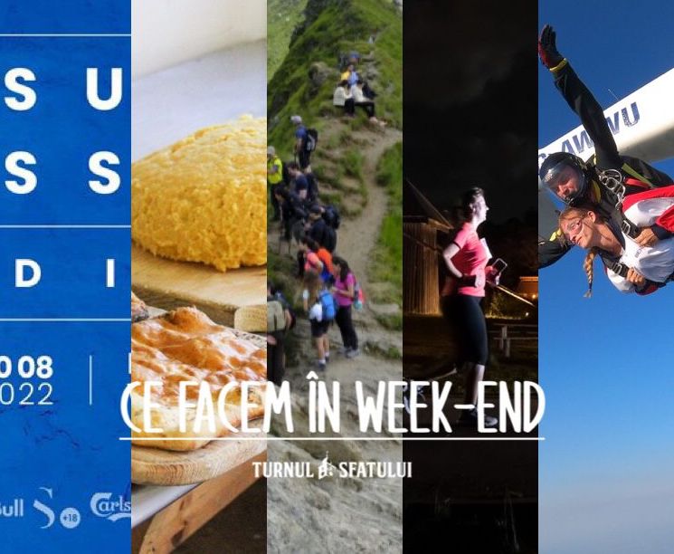 Ce facem în weekend? Rooftop party la Aria, Sibiu Night Cross Challenge, drumeții, salturi în tandem cu parașuta și tradiții din Jina