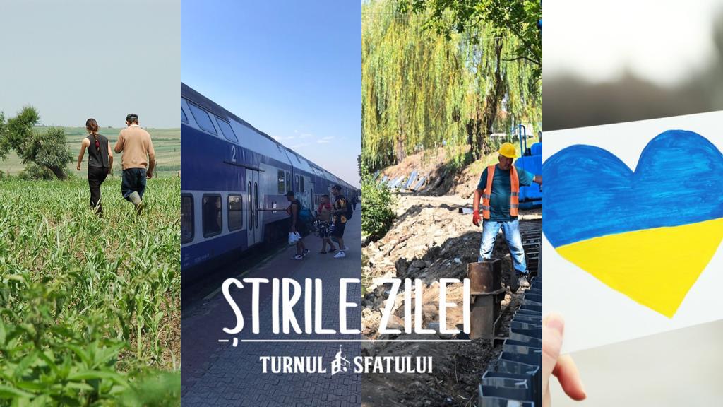 Știrile zilei de 18 august: Sibiul pe locul 5 la numărul de refugiați ucraineni și stadiul lucrărilor la pistele de pe Cibin