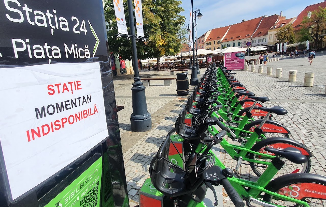 Deși e ca și nou, Sibiu Bike City scârțâie. ”Vă rog să-mi returnați banii”