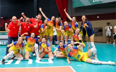 Naționala feminină de volei a României a debutat cu dreptul în preliminarile Campionatului European din 2023