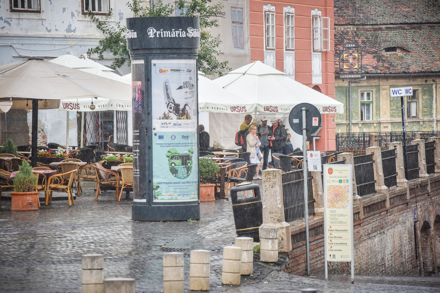 Meteorologii prelungesc codul portocaliu: Continuă ploile la Sibiu