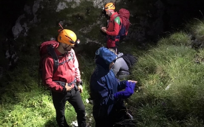 Salvamontiștii sibieni intervin  în zona lacului Călțun pentru recuperarea a doi turiști. Unul dintre ei a suferit o entorsă