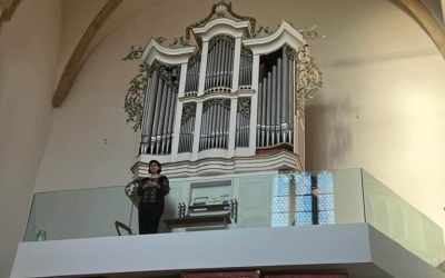 Concert de orgă Geanina Sălăgean la Biserica Evanghelică Sfânta Margareta din Mediaș