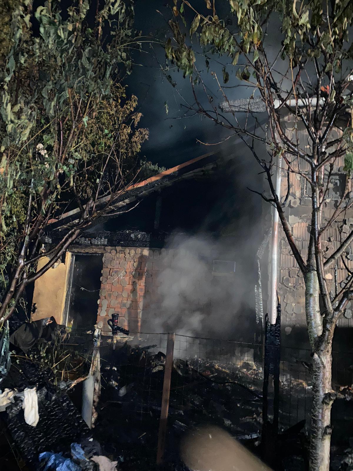 incendiu pus de pompier sibiu