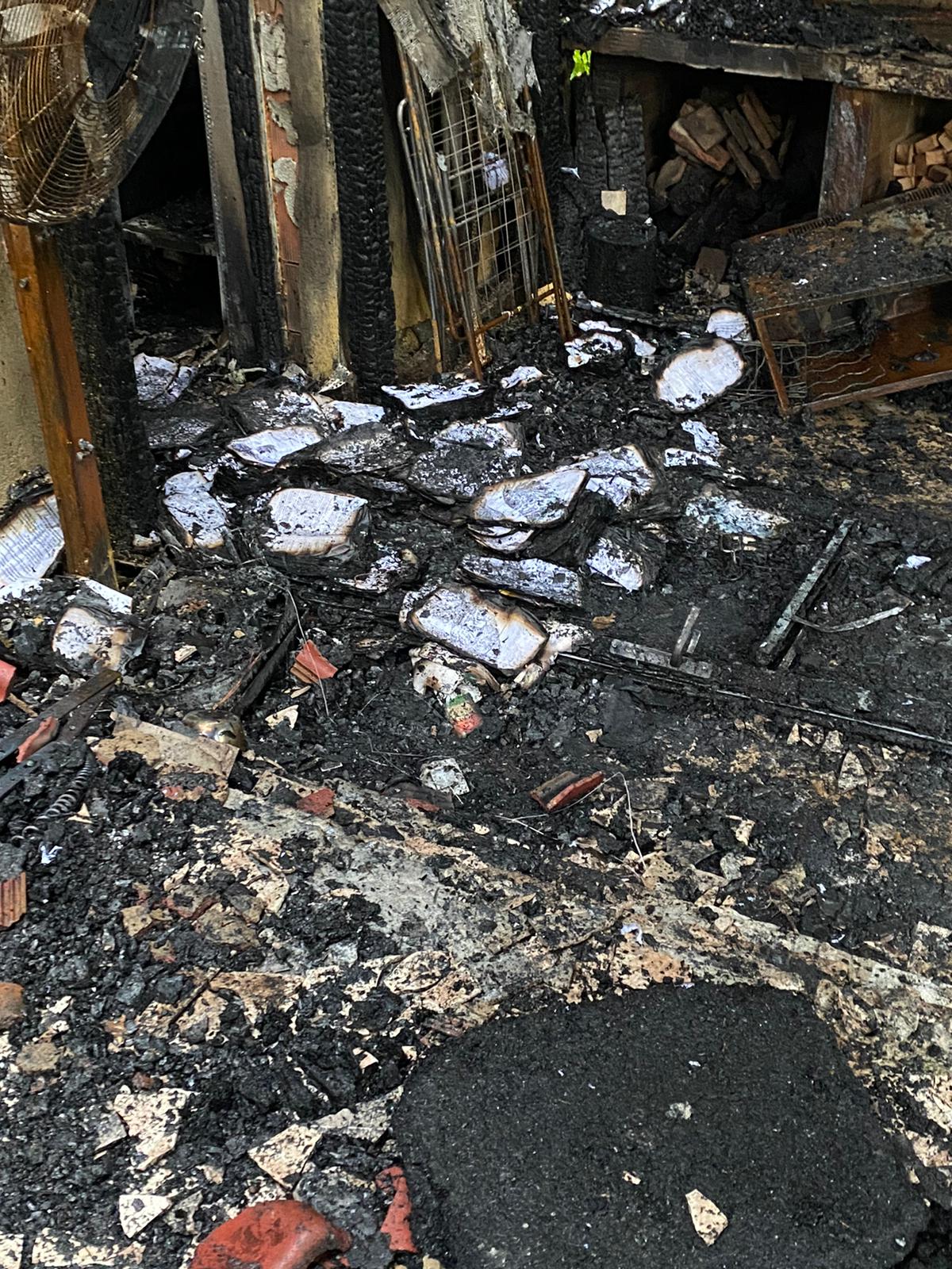 incendiu pus de pompier sibiu