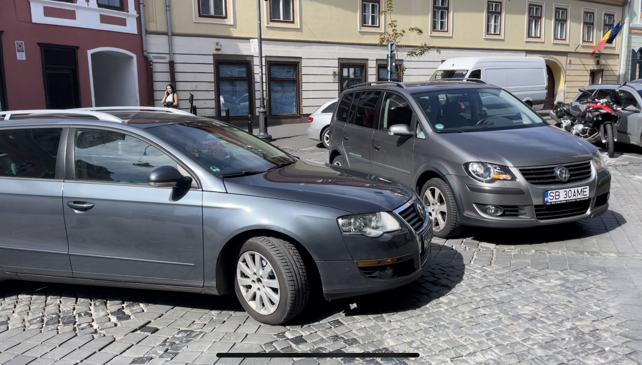 Needitat: un șofer nesimțit a blocat o stradă întreagă în centrul Sibiului