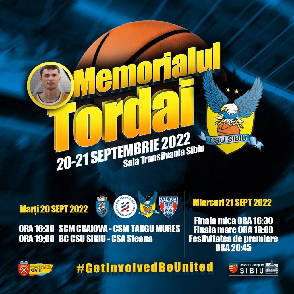 CSU Sibiu, fără victorie înaintea Memorialului Tordai