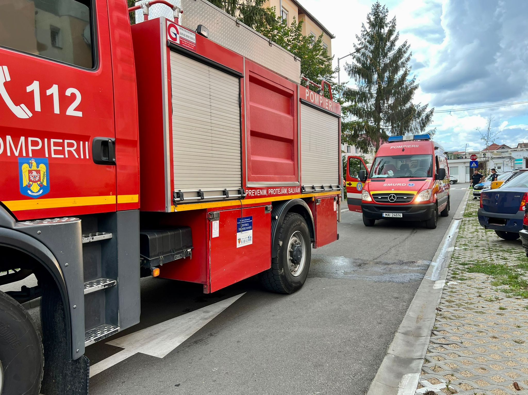Incendiu la două case din Brateiu. Focul a izbucnit de la un coș de fum neprotejat corespunzător