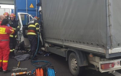 Bărbatul rănit grav în accidentul de pe Autostradă a murit. Acesta a fost resuscitat, dar a suferit un nou stop cardiorespirator