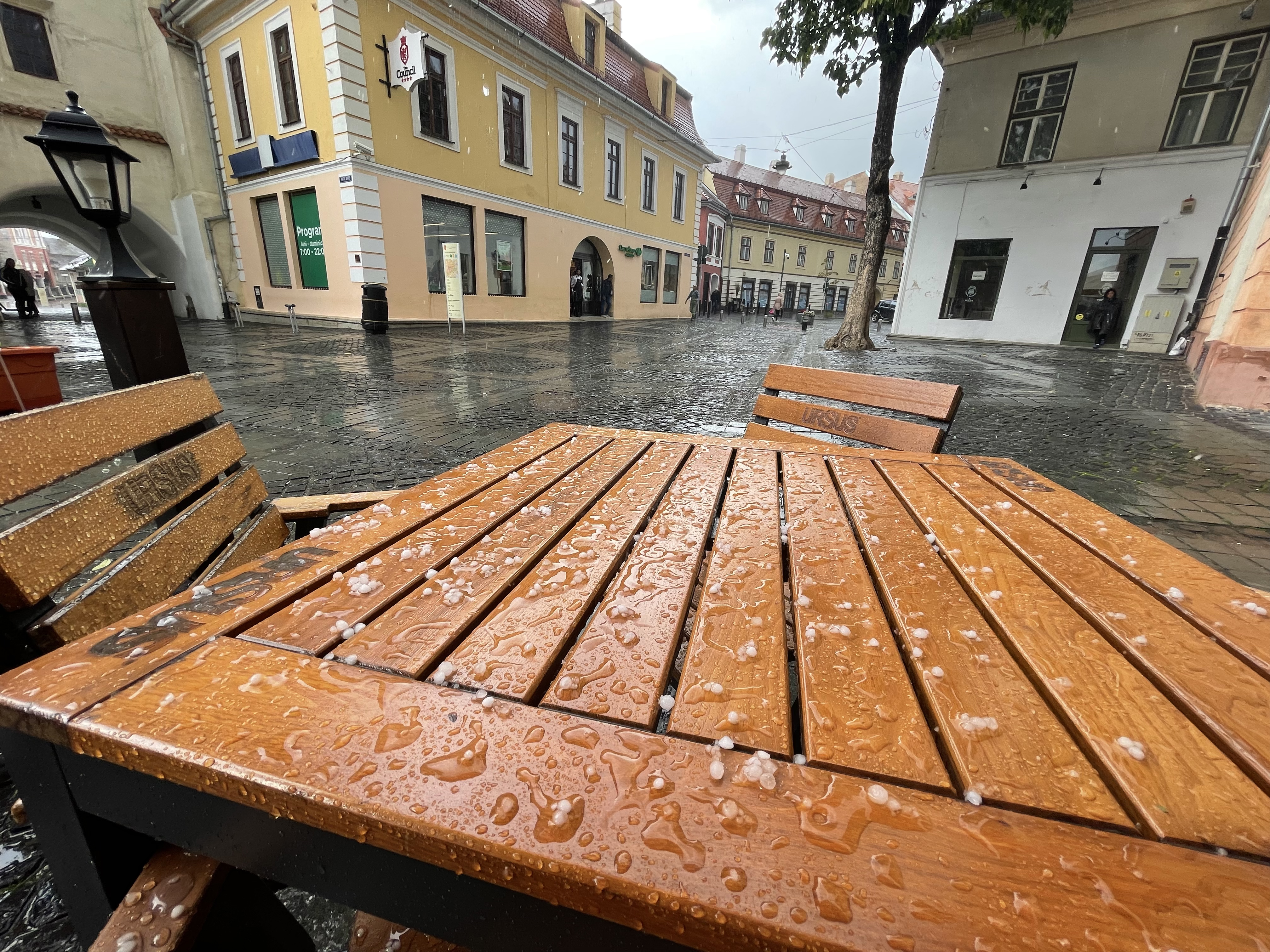 Needitat: Grindină peste Sibiu