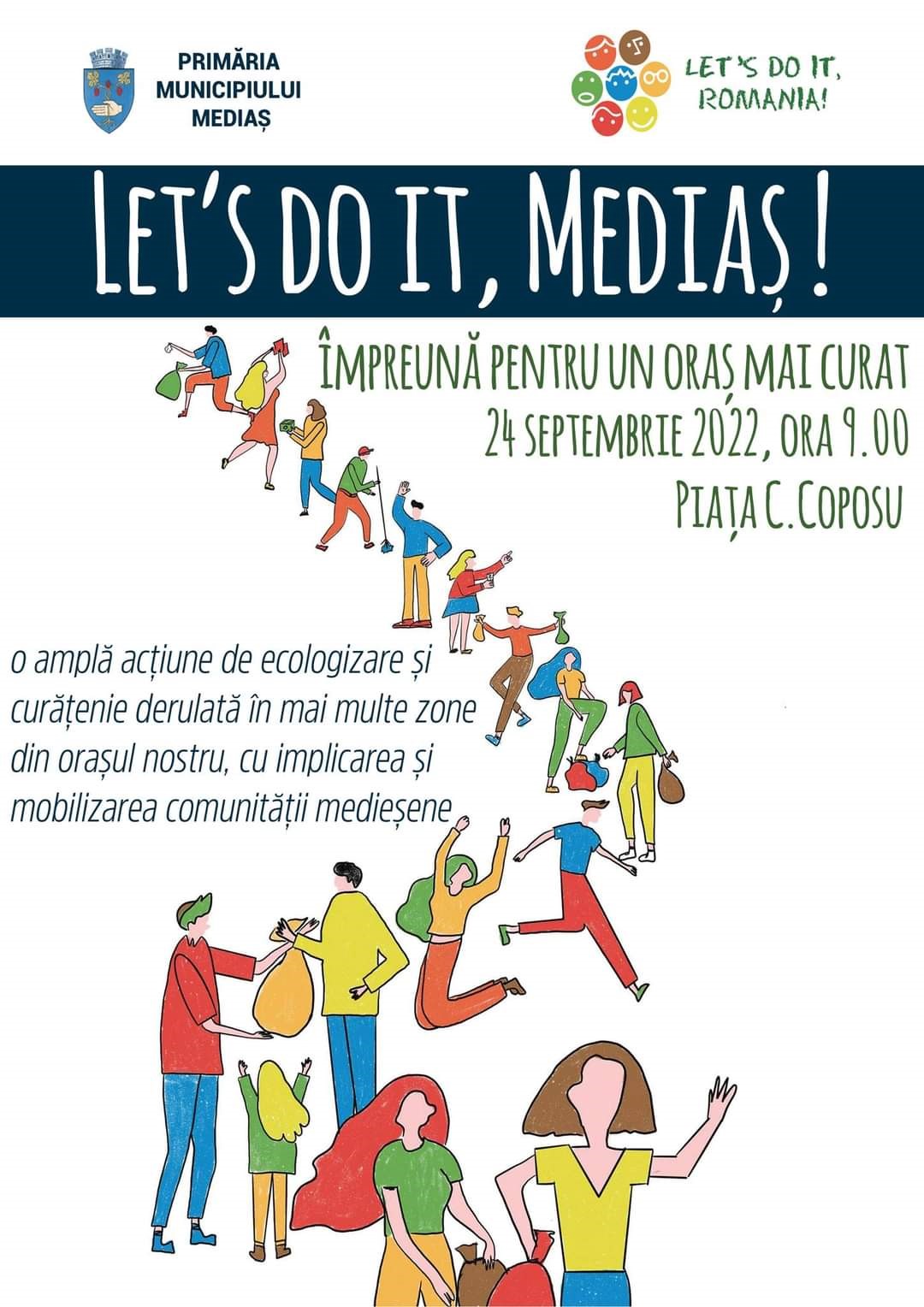„Let’s Do It, Romania“ din nou la Mediaș