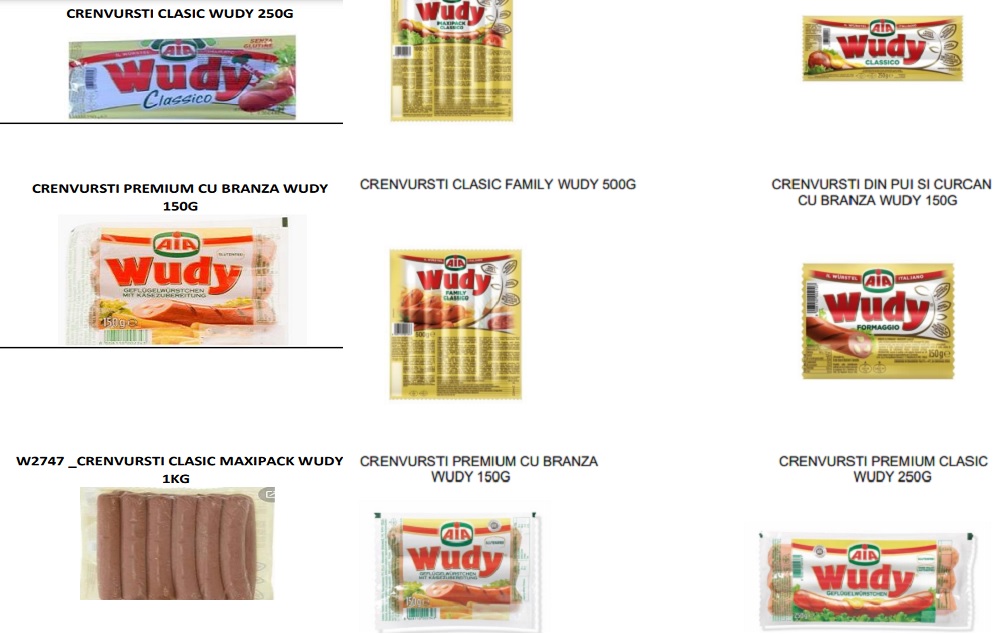 Mai multe loturi de crenvurști Wudy, retrase de la vânzare din magazine. S-a depistat bacteria Listeria Monocytogenes