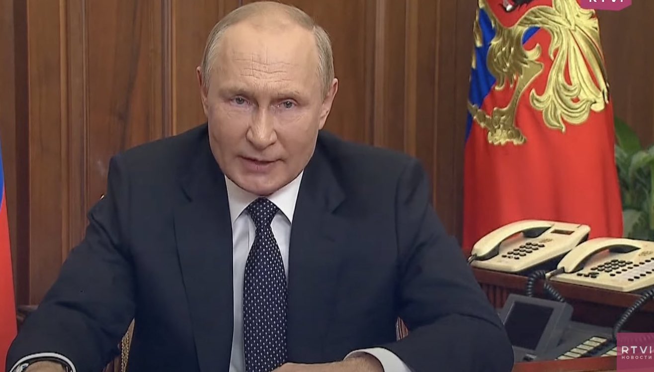 Rusia a declarat oficial patru provincii ucrainene ca fiind parte a teritoriului său și cere Kievului să oprească ostilitățile