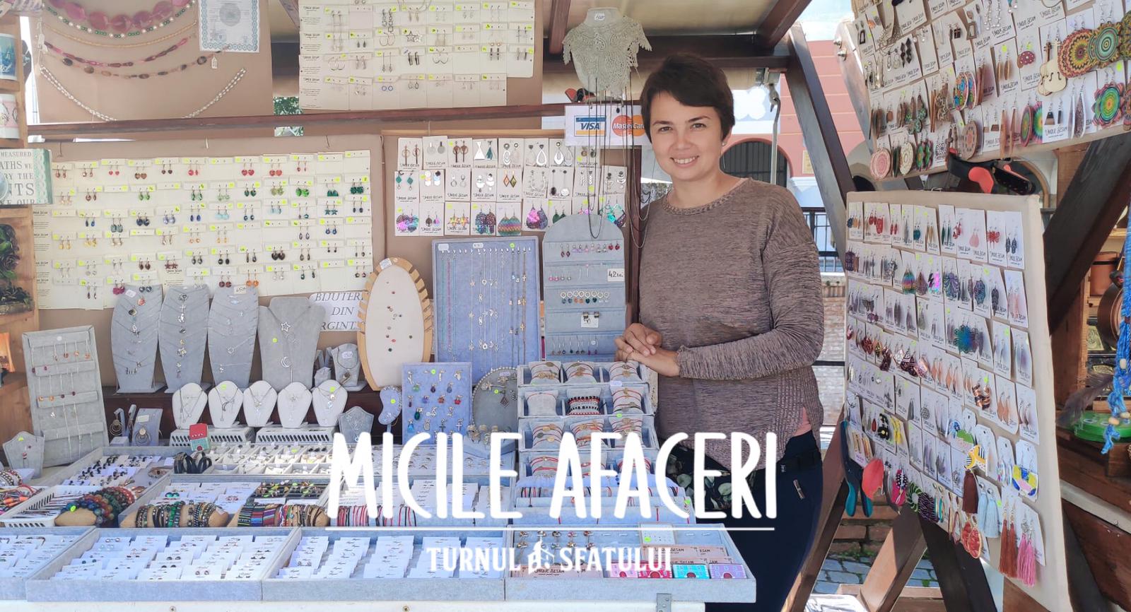 O ingineră de mediu și-a deschis în Sibiu afacere cu bijuterii: „Mereu am vrut să lucrez pentru mine”