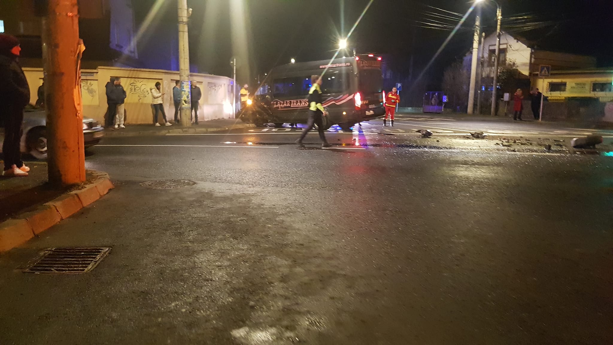 Cinci victime într-un accident produs pe strada Maramureșului