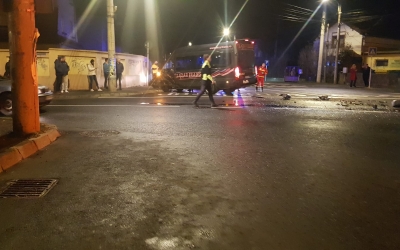 Cinci victime într-un accident produs pe strada Maramureșului
