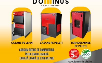 Centralele Dominus pentru instalații termice eficiente