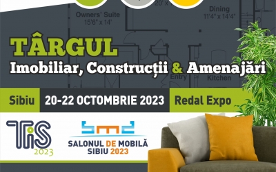 Începe o nouă ediție a Târgului Imobiliar de la Sibiu: de la locuințe, la mobilă, amenajări, decorațiuni sau oferte din Dubai